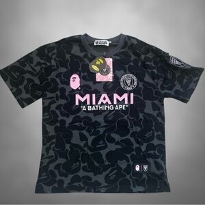 Bape x Miami inter tshirt size Medium